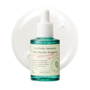 AXIS-Y Artichoke Intensive Skin Barrier Ampoule - Face Moisturizer Dark Spot Corrector Centella Ampoule - Vegan Korean Skin Care Facial Serum for All Skin Types - 1.01 fl. oz.