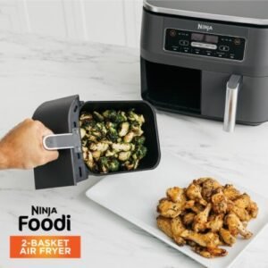 Ninja Foodi 6-in-1 8-Quart Dual Basket Air Fryer DZ201