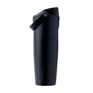 Owala FreeSip Sway Insulated Stainless Steel Tumbler, 30oz – Very Very Dark (Black)