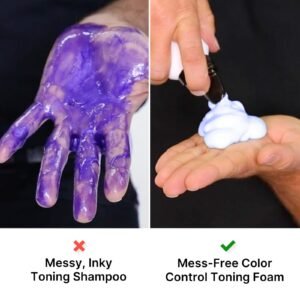 Color WOW Color Control Purple Toning + Styling Foam, 6.8 fl oz